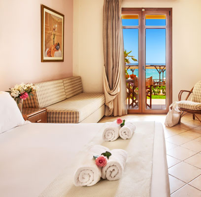 Spacious Hotel Rooms in Possidi Halkidiki